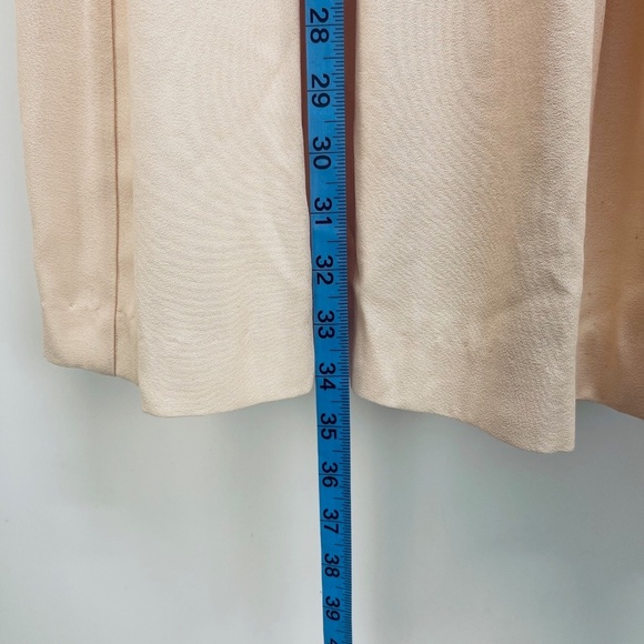 Jessica Howard Skirt Size 14 Women’s Pleated Mide Solid Elastic Pink Zip - Picture 6 of 11